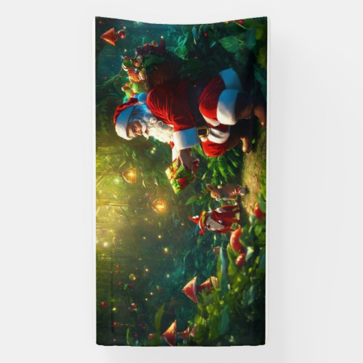 kerstcollectie spandoek (Verticaal)