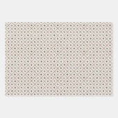 kerstCollectie | Stripe, Floral, Holly Inpakpapier Vel (Voorkant 3)