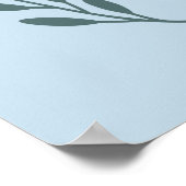 kerstcollectie van decoratieve winterelementen poster (Hoek)