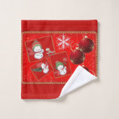 KERSTCOLLECTIE VAN SUZANNE ELIZABETH BAD HANDDOEK (Wasdoekje)
