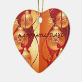 KERSTCOLLECTIE VAN SUZANNE ELIZABETH KERAMISCH ORNAMENT (Links)