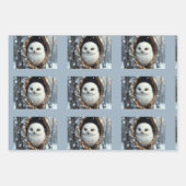 Kerstcollectie wilde vogels inpakpapier vel (Voorkant 3)