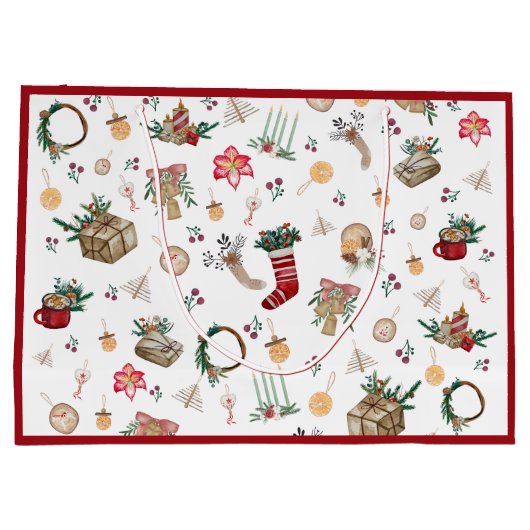 Kerstcomfort Groot Cadeauzakje (Achterkant)