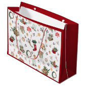 Kerstcomfort Groot Cadeauzakje (Voorkant Gekanteld)