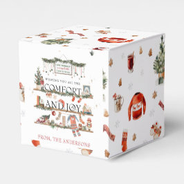 Kerstcomfort & vreugde | Vrolijke kleine Kerst Bedankdoosjes
