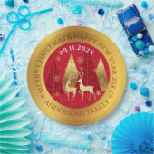 Kerstcomposiet goudgrenspapier bord (Feest)