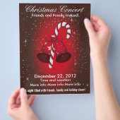 Kerstconcert Bellen en Candy Cane Flyer (Hand)