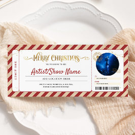 Kerstconcert Evenement Show Cadeau Ticket Kaart