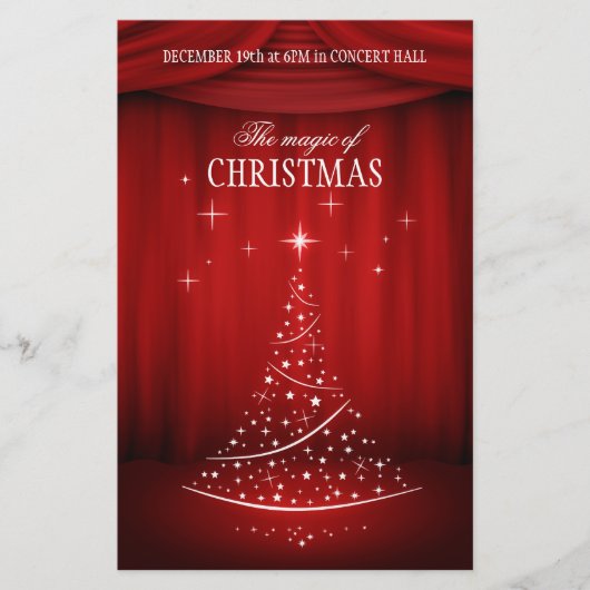 kerstconcert flyer (Voorkant)