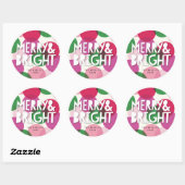 Kerstconfetti Stippen Kerstvakantie Ronde Sticker (Vel)