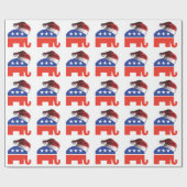 kerstconservatief cadeaupapier (Vlak)