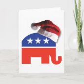 kerstconservatief feestdagen kaart (Voorkant)