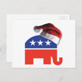 kerstconservatief feestdagenkaart (Voorkant / Achterkant)