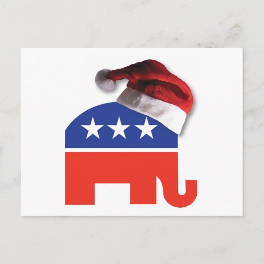 kerstconservatief feestdagenkaart (Voorkant)