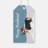 Kerstcorgi Cadeaulabel (Voorkant)
