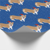 Kerstcorgi Cadeaupapier (Hoek)