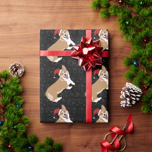 Kerstcorgi Cadeaupapier (Feestdagen Geschenken)