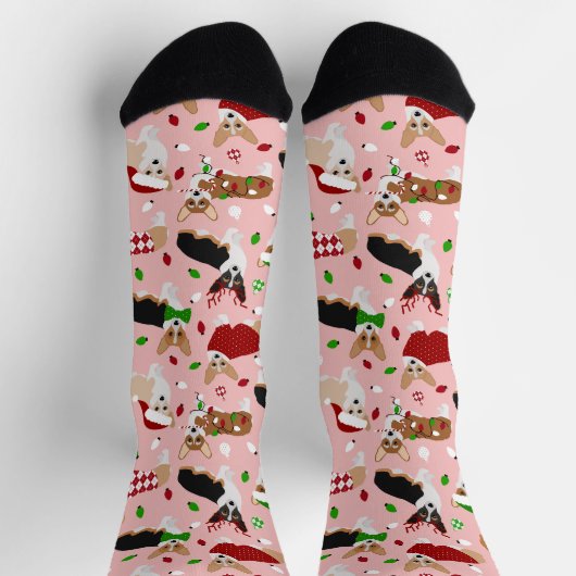 Kerstcorgi Dogs Socks Sokken (Top)