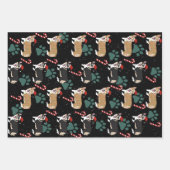 Kerstcorgi Inpakpapier Vel (Voorkant 3)