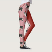 Kerstcorgi Pup  Leggings (Rechts)