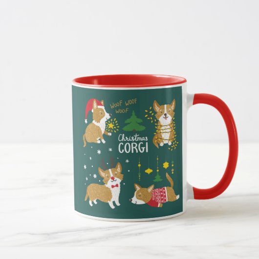 Kerstcorgi | Wof Wof Wof Mok (Rechts)