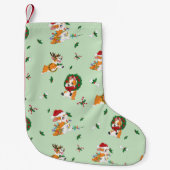 Kerstcorgis Stocking Kleine Kerstsok (Voorkant)