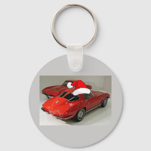 Kerstcorvettes/Alles wat ik wil voor Kerstmis Sleutelhanger (Voorkant)