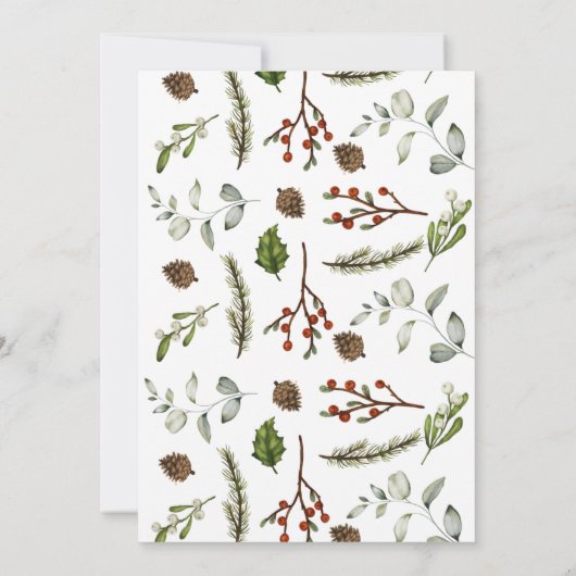 Kerstcoureur Invite, holiday Shower Kaart (Achterkant)