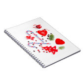 kerstcover met spiraal notitieboek 80 binnenpagina (Rechterzijde)