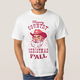 Kerstcowboy Santa Claus | Voordelig T-shirt