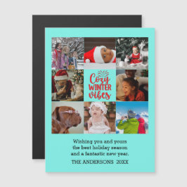 Kerstcozy Winter Vibes Family Foto Collage