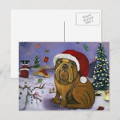 kerstcrash feestdagenkaart (Voorkant / Achterkant)