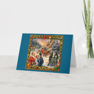 Kerstcrash wenskaart kaart