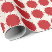 Kerstcrème en rood cadeaupapier (Rol Hoek)