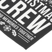 Kerstcrew Familie Reünie Graphic Kerstvakantie Korte Tafelloper (Hoek)