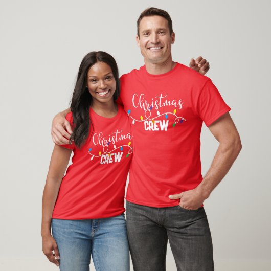 Kerstcrew, kerstfeest familie t-shirt (Unisex)
