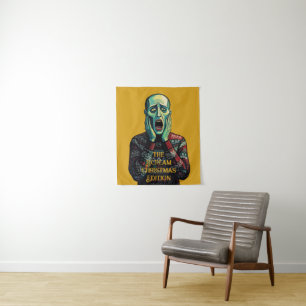 Kerstcrisis - Edvard Munch Seizoens Sweater Wandkleed