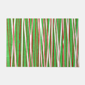 Kerstcrisis, rood en groen deurmat (Voorkant)