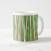Kerstcrisis, rood en groen grote koffiekop (Voorkant rechts)
