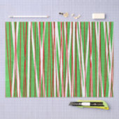 Kerstcrisis, rood en groen tissuepapier (Craft)