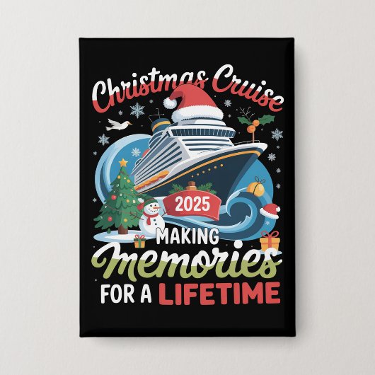 Kerstcruise 2025 Herinneringen maken voor het leve Button (Voorkant)