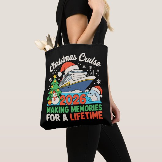 Kerstcruise 2026 Onvergetelijke Herinneringen Tote Bag (Dichtbij)