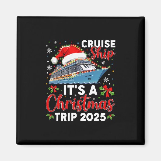 Kerstcruise-avontuur 2025 magneet (Voorkant)