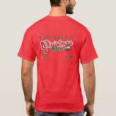 Kerstcruise gepersonaliseerd T-shirt (Achterkant)