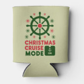 Kerstcruisemodus op schip Kerstmis 2024 Blikjeskoeler (Voorkant)