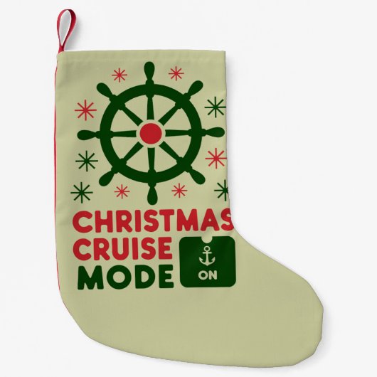 Kerstcruisemodus op schip Kerstmis 2024 Kleine Kerstsok (Voorkant)