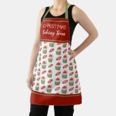 Kerstcupcake Baking Team Holiday Schort (Insitu)