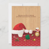 Kerstcupcake-uitwisselingsfeest Kaart (Achterkant)