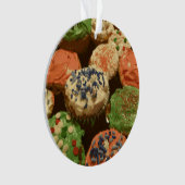 Kerstcupcakes met Sprinkels Ornament (voorkant)