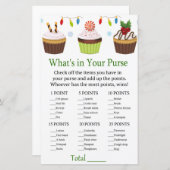 kerstcupcakes Wat zit er in je handtas? (Voorkant / Achterkant)